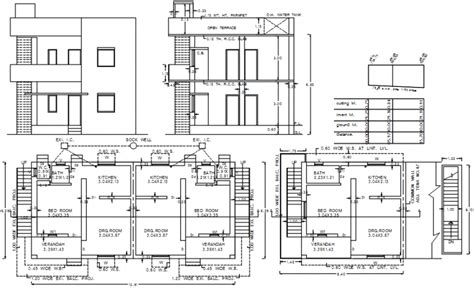 Home Plan With Elevation - Image to u