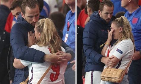 Harry Kane comforts crying wife Kate following England's brutal Euros ...