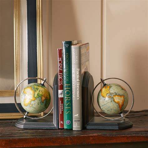 globe bookends | Interior Design Ideas