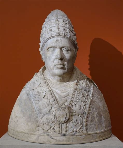 Portrait of Pope Alexander VI (Rodrigo Borgia) carved out of marble | Buddha statue, Statue ...