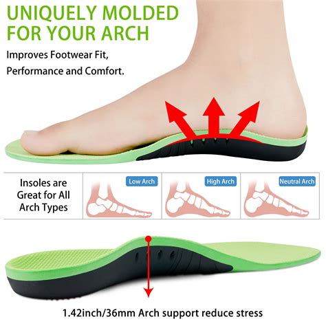 Xstance Insoles Plantar Fasciitis Arch Support Insoles Fit For Men & Women | eBay