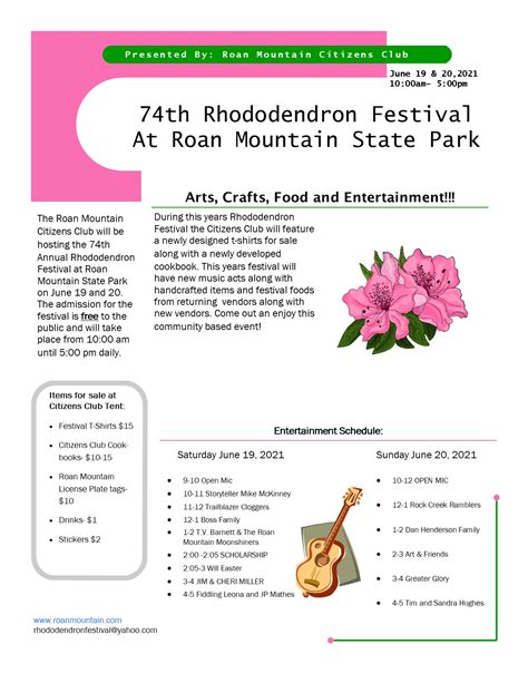 Rhododendron Festival | Roan Mountain TN