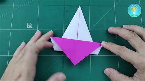 How To Make a Origami Mushroom for Kids | DIY Easy Mushroom Tutorial | P... | Origami crafts ...