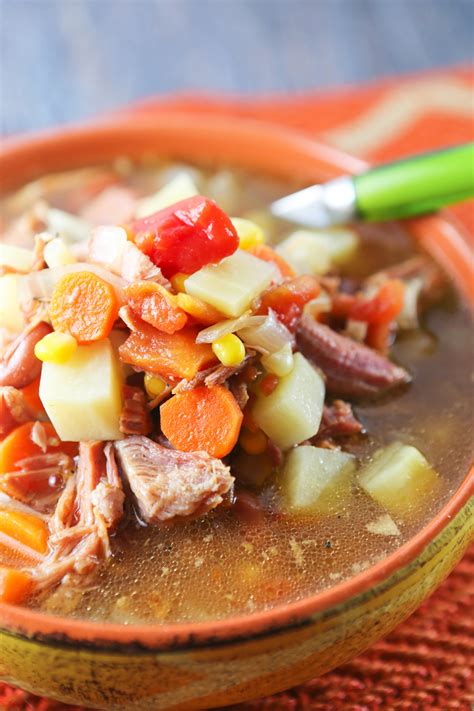 Crockpot Leftover Ham Bone Soup Recipe