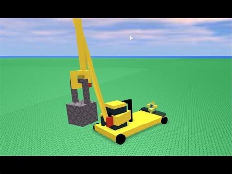 Roblox - Working crane on wheels! - YouTube