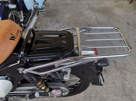 Honda C125 JA48 Super cub 125 2018 Rear Luggage Rack Chrome | eBay