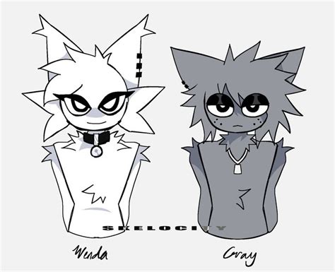 wenda & grey ! ! sprunki in 2024 | Cute drawings, Furry art, Character ...