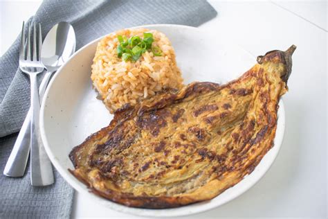 Eggplant Omelette (Tortang Talong) • Bites by Bianca