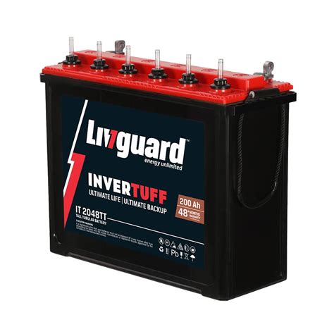 Livguard 200AH Invertuff IT 2048TT Tall Tubular Battery - Inverter and ...