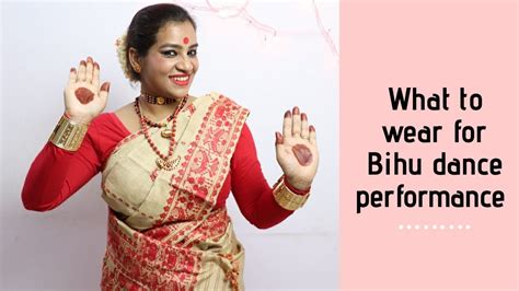 Bihu dance outfits and accessories | What to wear for Bihu dance performance - YouTube