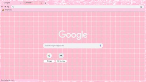 [pink grids] Chrome Theme - ThemeBeta