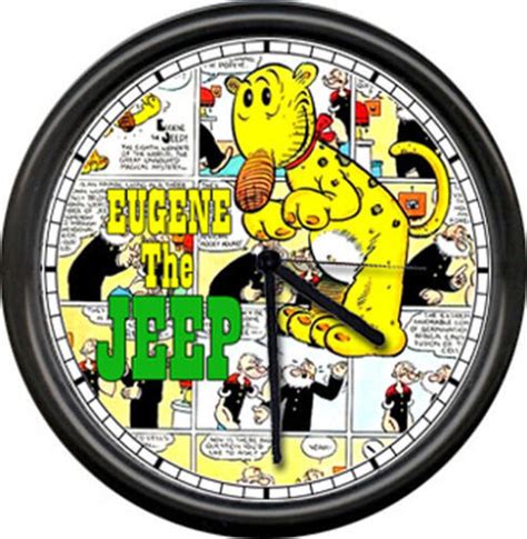 Eugene the Jeep Popeye Newspaper Comic Book Cartoon Strip Wall Clock - Etsy