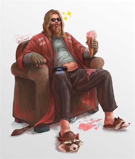 Fat Thor - By Kurt Maligaya : r/marvelstudios