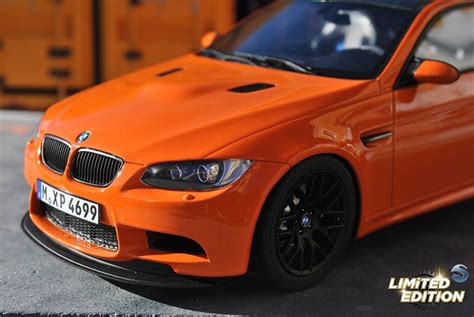 Diecast model cars Bmw M3 E92 1/18 GT Spirit GTS orange - Alldiecast.us