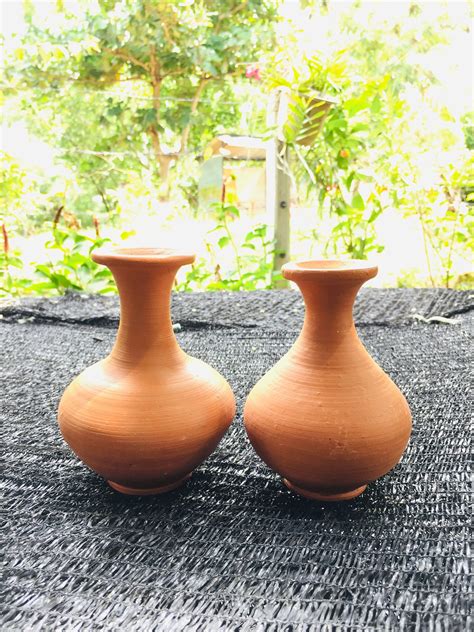 Handmade Flower Vases Clay Flower Vases Handmade Pottery | Etsy