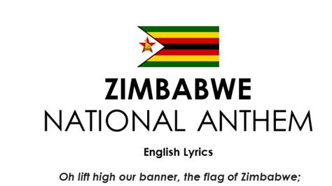 Zimbabwe National Anthem - Lyrics, History, Composer,