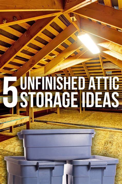 7 Attic Storage Ideas | Budget Dumpster | Attic storage organization ...