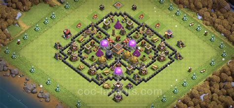 Farming Base TH8 Max Levels with Link, Hybrid - Town Hall Level 8 Base ...