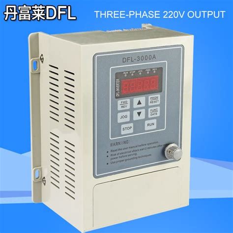 AC Frequency Converter 50HZ 60HZ 220V 3 Phase Motor Speed Controller ...