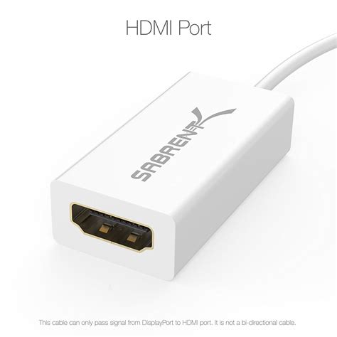 Sabrent Mini DisplayPort (Thunderbolt 2) to HDMI Adapter Best Offer ...