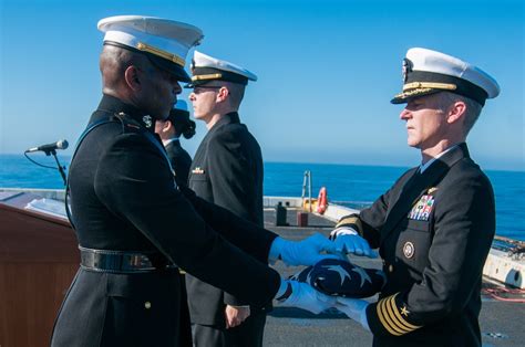 DVIDS - Images - Burial at sea ceremony abaord USS New Orleans [Image 6 ...