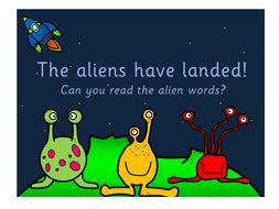 Alien Words PowerPoint | Teaching Resources