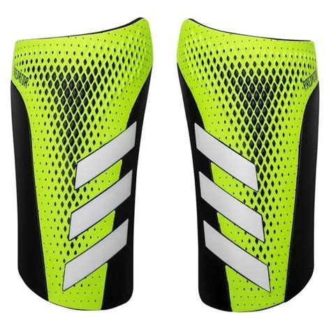 adidas Shin Pads Predator League Precision To Blur - Signal Green/White ...