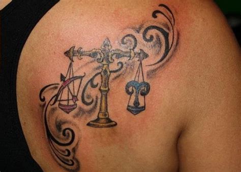 Libra Tattoos Designs, Ideas and Meaning | Tattoos For You