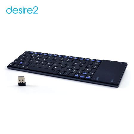 Desire2 2-in-1 Universal Wireless Keyboard & Touchpad Mouse - Black Reviews