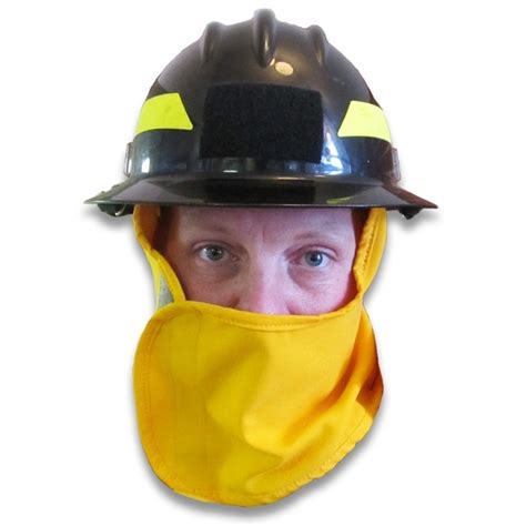 Coaxsher Wildland Helmet Shroud - Yellow | Wildland Fire Gear | Wildland Fire Equipment