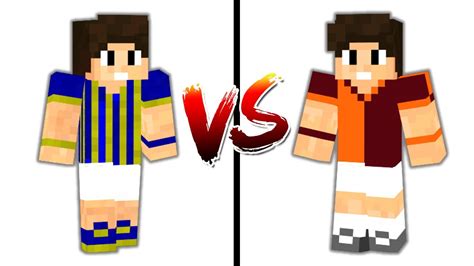 GALATASARAY SET VS FENERBAHÇE SET (Minecraft) - YouTube