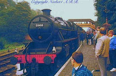 LMS Stanier Mogul Steam Train : No . 2968 : Bewdley Severn… | Flickr