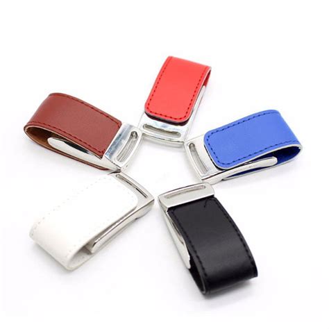 Keychain Leather Case USB Flash Drive - Green Tec - Promotional Items | Corporate Gifts | Giveaways