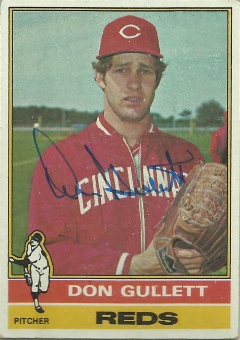 Cincinnati Reds Baseball Card Collector: TTM: Don Gullett