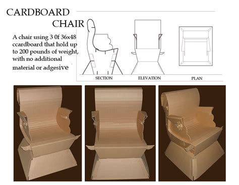 Full Size Cardboard Chair by gafemonx on DeviantArt