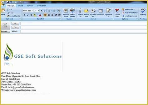 Outlook form Templates Download Free Of Outlook Email Signature ...