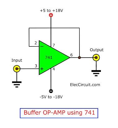 Simple 741 Op Amp Circuits - Wiring View And Schematics Diagram