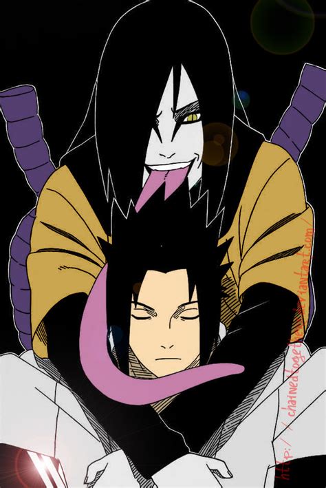 , orochimaru and sasuke by chainedtogetherx on DeviantArt