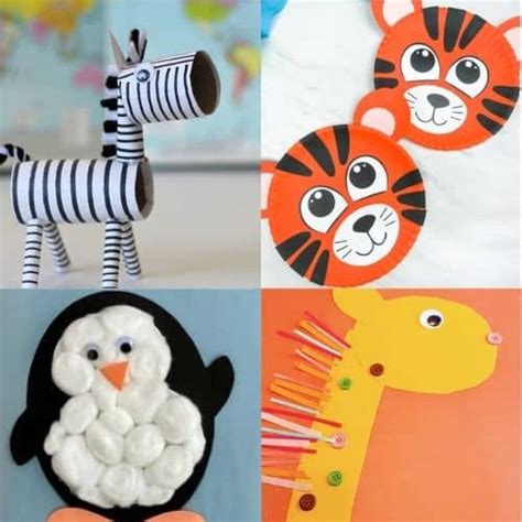 21 Cute Zoo Animal Crafts For Preschool - Simply Full of Delight