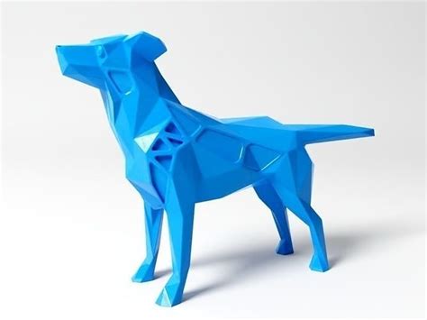 Polygon Smalltan Dog 3D model 3D printable | CGTrader