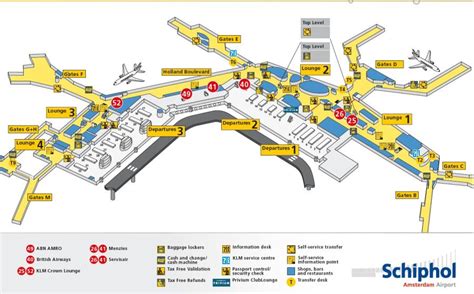 AMSTERDAM SCHIPHOL AIRPORT TRAIN MAP - Wroc?awski Informator ...