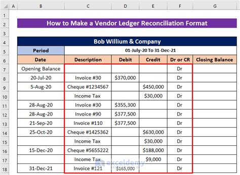 First Class Tips About Vendor Ledger Format In Excel - Webunit