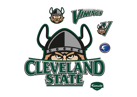 Cleveland State Vikings Logo Wall Decal | Shop Fathead® for Cleveland ...