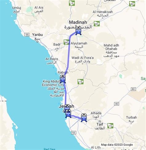 Haramain High Speed Rail - Google My Maps