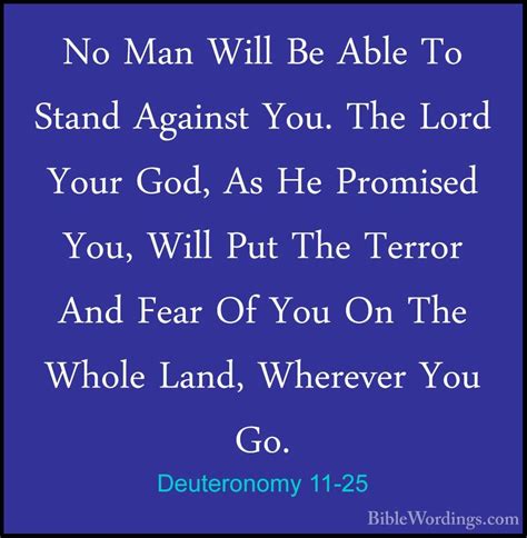 Deuteronomy 11 - Holy Bible English - BibleWordings.com