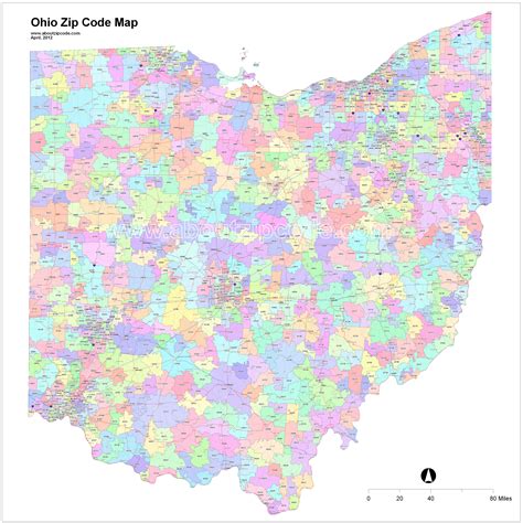 Ohio Zip Code Maps - Free Ohio Zip Code Maps
