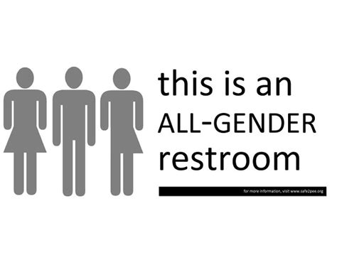 All-Gender Restroom Sign | i made this because signs like th… | Flickr