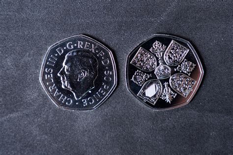 First look at new 50p coins featuring King Charles - and when they'll ...