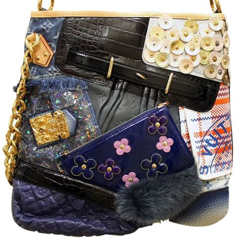 Louis Vuitton Limited Edition Patchwork Tribute Collector's Bag and Case at 1stdibs