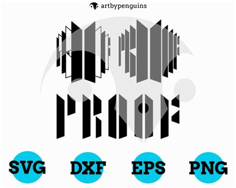 BTS Proof Album Cover SVG Png Eps Dxf Army BTS Anthology - Etsy